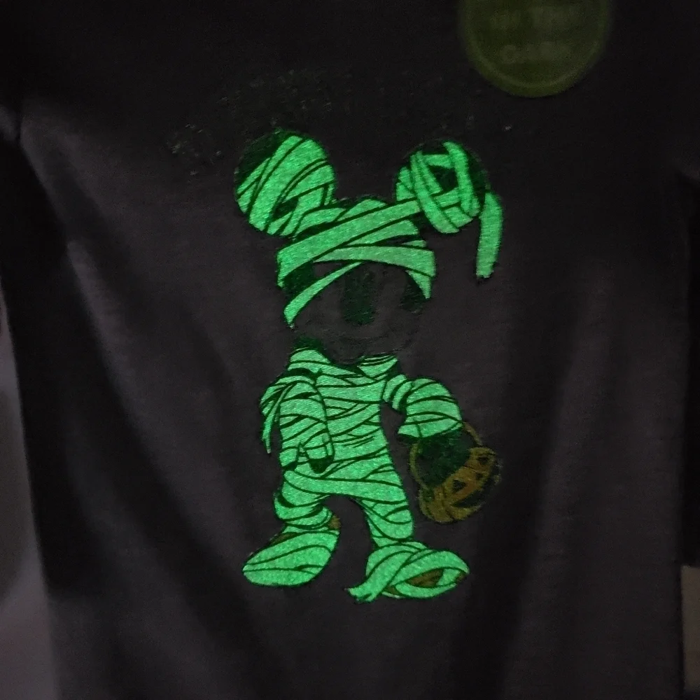 Disney Halloween PJ glow in the dark suit/romper